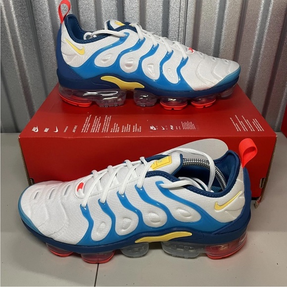 Nike Other - Nike Air Vapormax Plus Industrial Blue Citron FJ3999-100 Men’s Shoes NEW